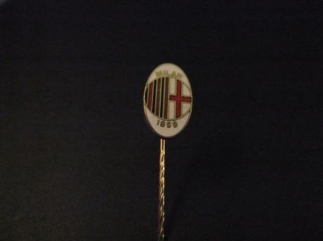 AC Milan voetbalclub Italië serie A logo emaille uitvoering